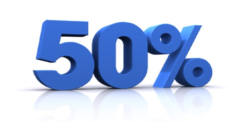 Thưởng nạp lên đến 50% tổng số tiền