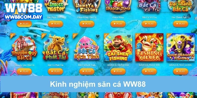 Những kinh nghiệm hữu ích khi chơi bắn cá ww88